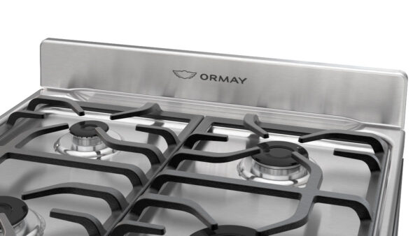 COCINA ORMAY TEMPO A GAS 4H ACERO