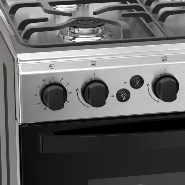 COCINA ORMAY TEMPO A GAS 4H ACERO