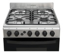Cocina Ormay Tempo Acero Inoxidable A Gas 4 Hornallas Timer
