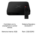 Convertidor Smart Tv X-view Droid Pro Box 4k 2gb Ram