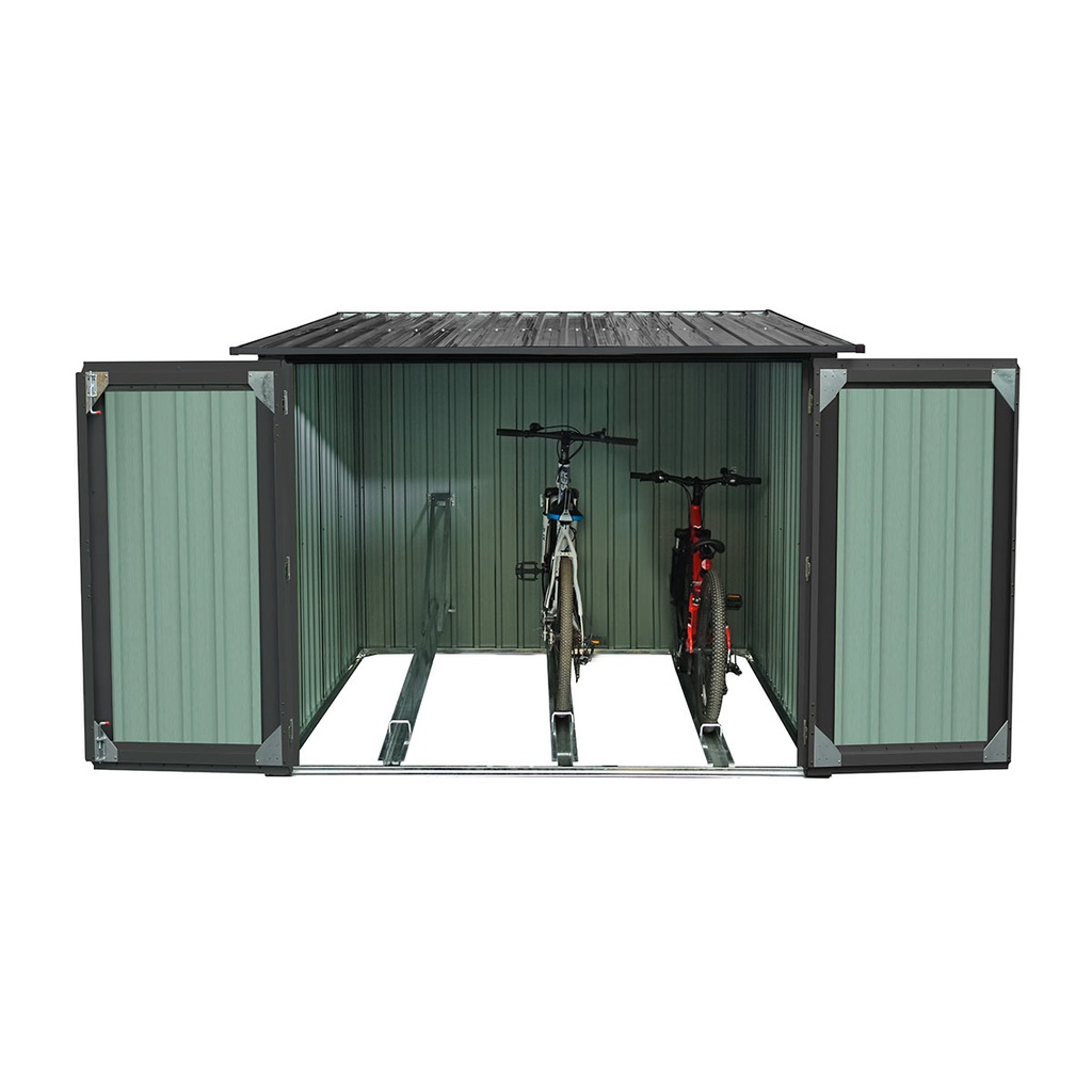 CASETA DE ACERO KUSHIRO FCAI-B33M PARA BICICLETAS 3,3M