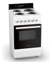 Cocina Eléctrica Ormay Nova Blanca 4 Hornallas 50cm Blanco