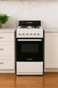 Cocina Eléctrica Ormay Nova Blanca 4 Hornallas 50cm Blanco