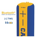 Parlante Bluetooth X-view Boca Juniors Azul 5w
