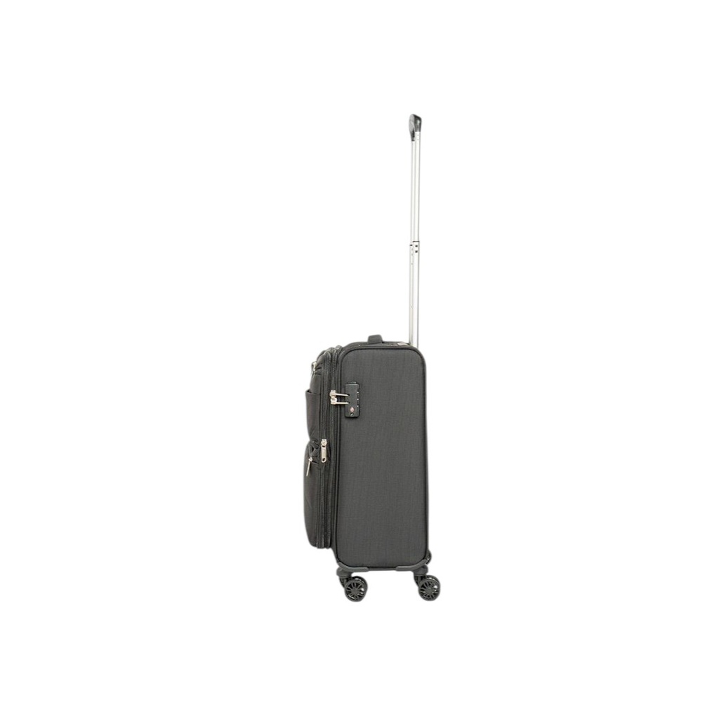 VALIJA ELF 20" 3400/20N NEGRA 4 RUEDAS 360°