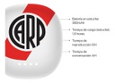 Auricular In Ear X-view River Plate Bluetooth Color Blanco