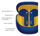 Auricular In Ear X-view Boca Juniors Bluetooth Producto Azul
