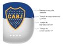 Auricular In Ear X-view Boca Juniors Bluetooth Blanco
