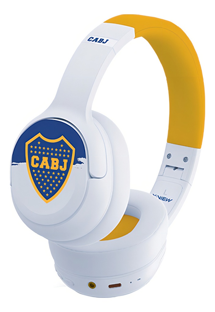 Auriculares X-view Boca Juniors Bluetooth Color Blanco
