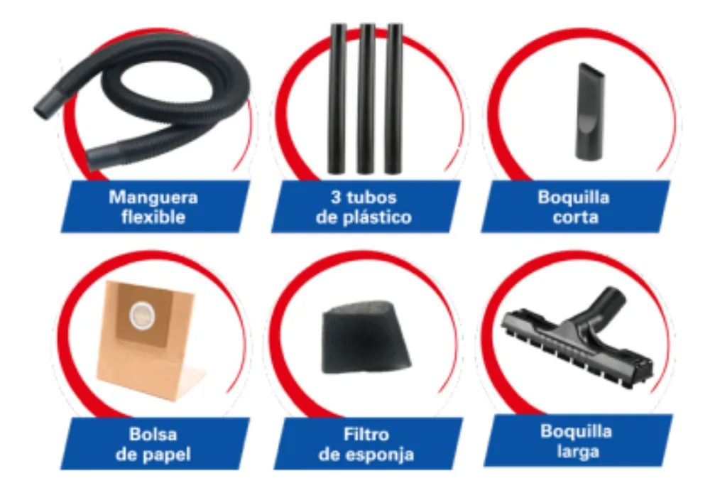 ASPIRADORA KALYDON TACHO METAL 30 LT 1300W