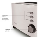 Tostadora T900 Eléctrica 7 Niveles Blanco Smart-tek 800w