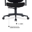 SILLA GAMER LEVEL UP ZEUS PRO NEGRO ADAPTACION LUMBAR