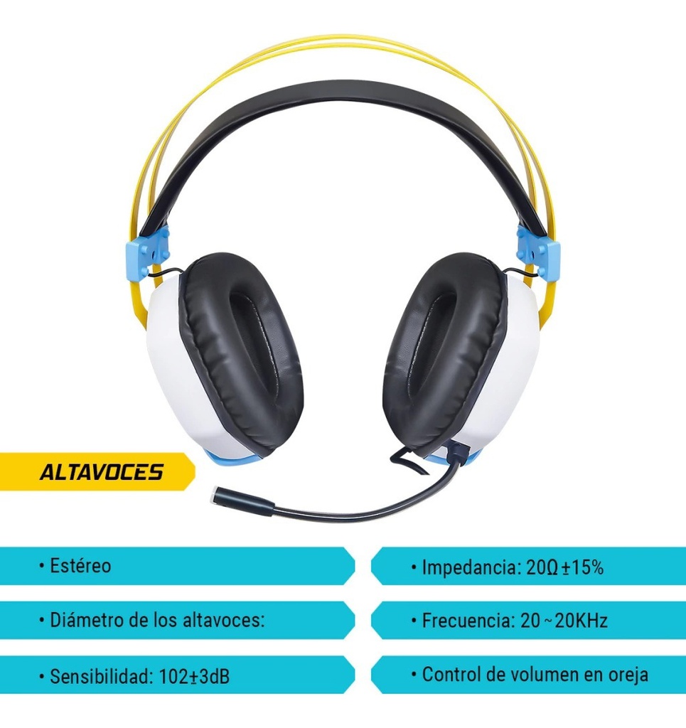 Combo Gamer Level Up Perseo Teclado, Mouse, Auriculares