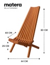 Silla Matera Mix Holz Madera Plegable
