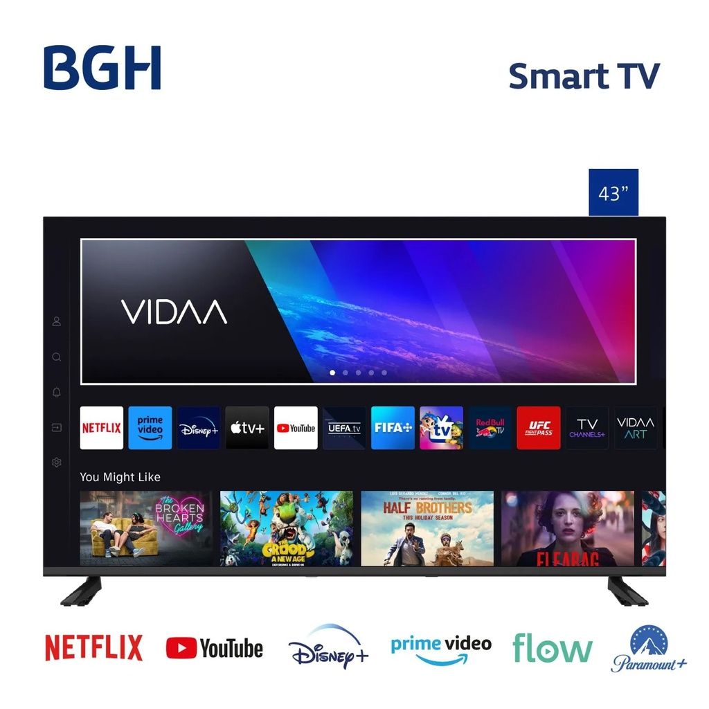 SMART TV BGH 43" B4325FH5 VIDAA FHD