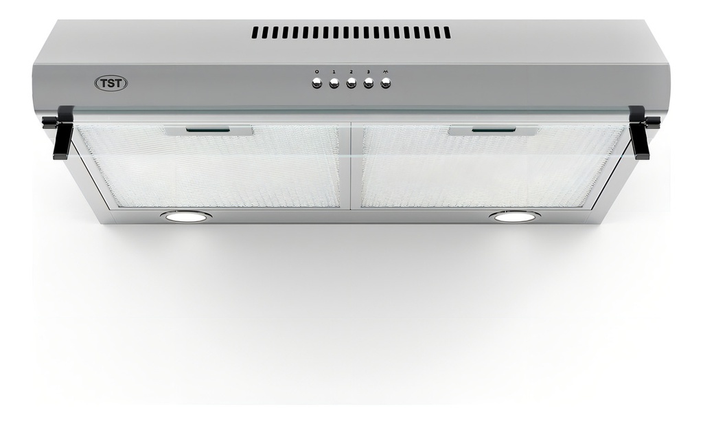 Campana  Extractor Tst Estratto A 3 Vel Luz Led Acero Inox
