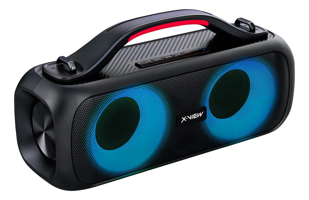 Parlante X View Bluetooth Rgb Blast X6 Ipx5 Portatil Negro