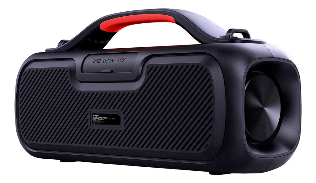 Parlante X View Bluetooth Rgb Blast X6 Ipx5 Portatil Negro