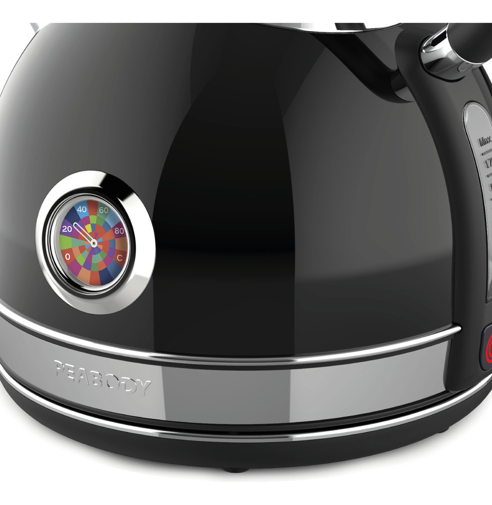 Pava Eléctrica Peabody Pe-kv8214n-pa Digital Negro 1.7l