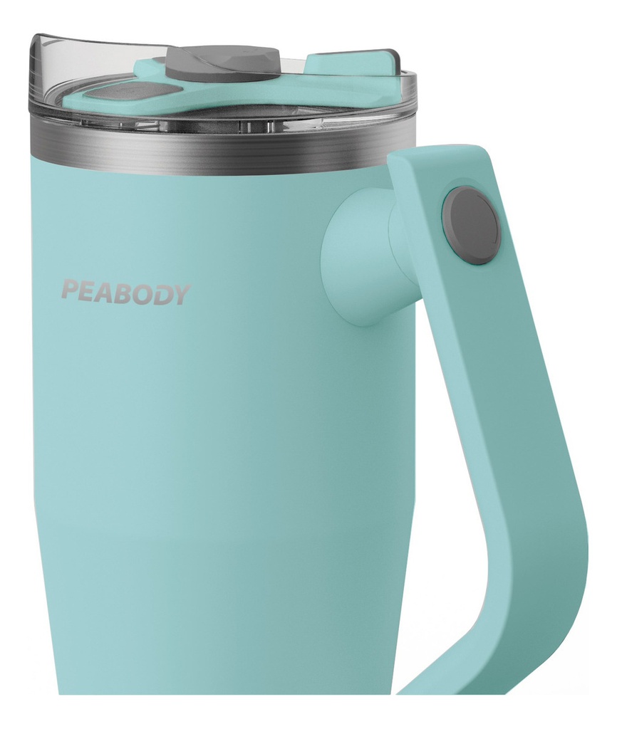 Vaso Térmico Mug Peabody Pe-mg1200 1200 Ml Doble Tapa