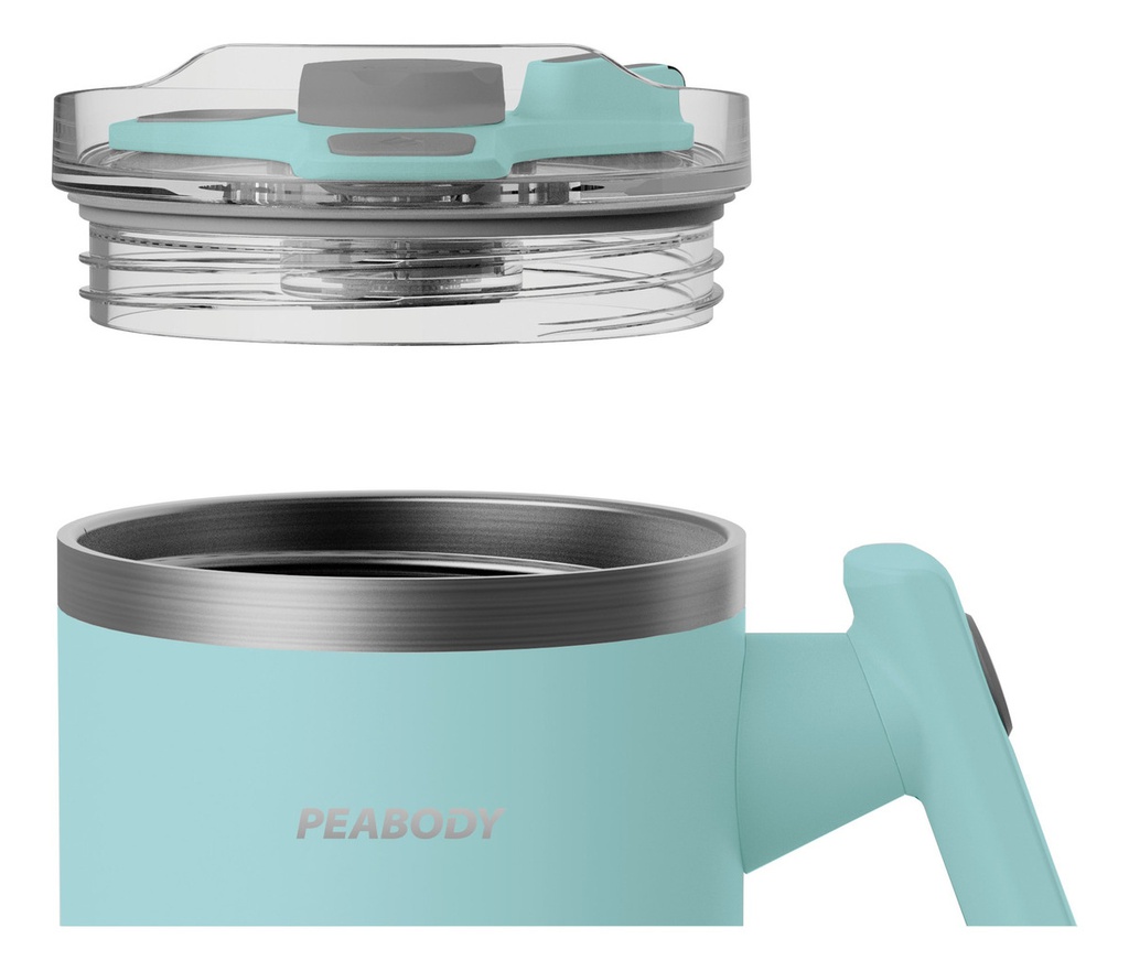 Vaso Térmico Mug Peabody Pe-mg1200 1200 Ml Doble Tapa