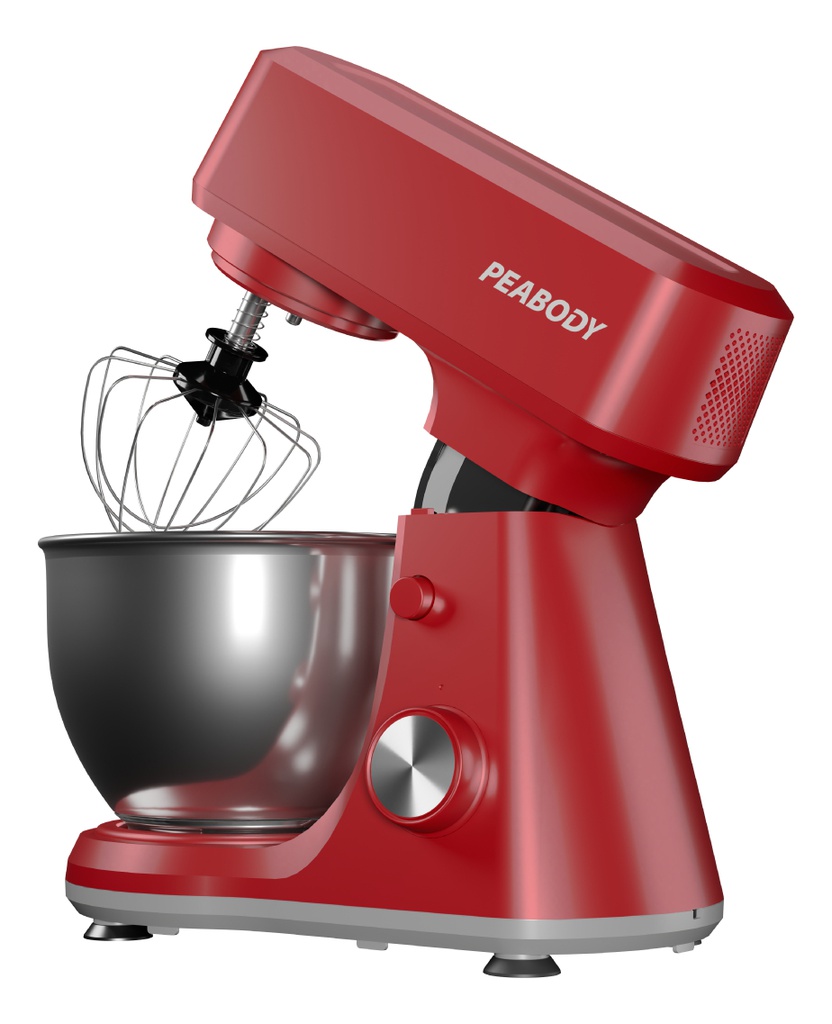Batidora De Pie Peabody Pe-bm103r Roja 6 Velocidades 4l