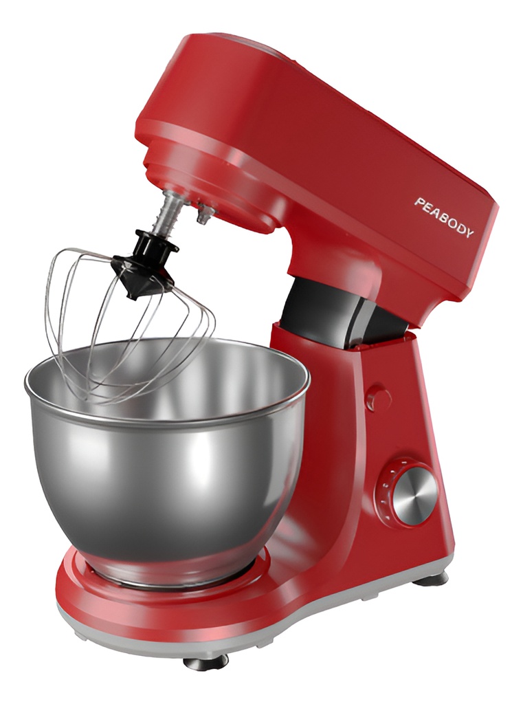Batidora De Pie Peabody Pe-bm103r Roja 6 Velocidades 4l