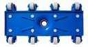 Limpiafondo 34cm Con 8 Ruedas Fijas Para Piletas De Natacion