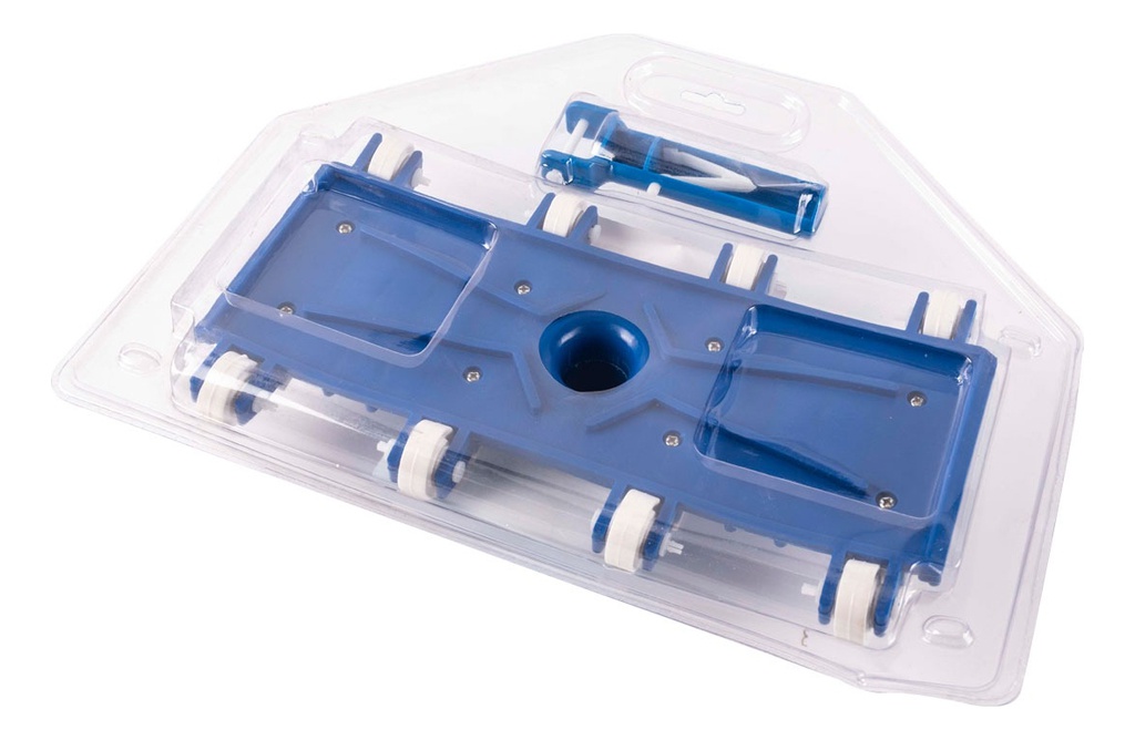 Limpiafondo 34cm Con 8 Ruedas Fijas Para Piletas De Natacion