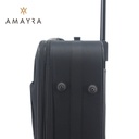 VALIJA AMAYRA 20&quot; 67.8007N NEGRA 4 RUEDAS 360
