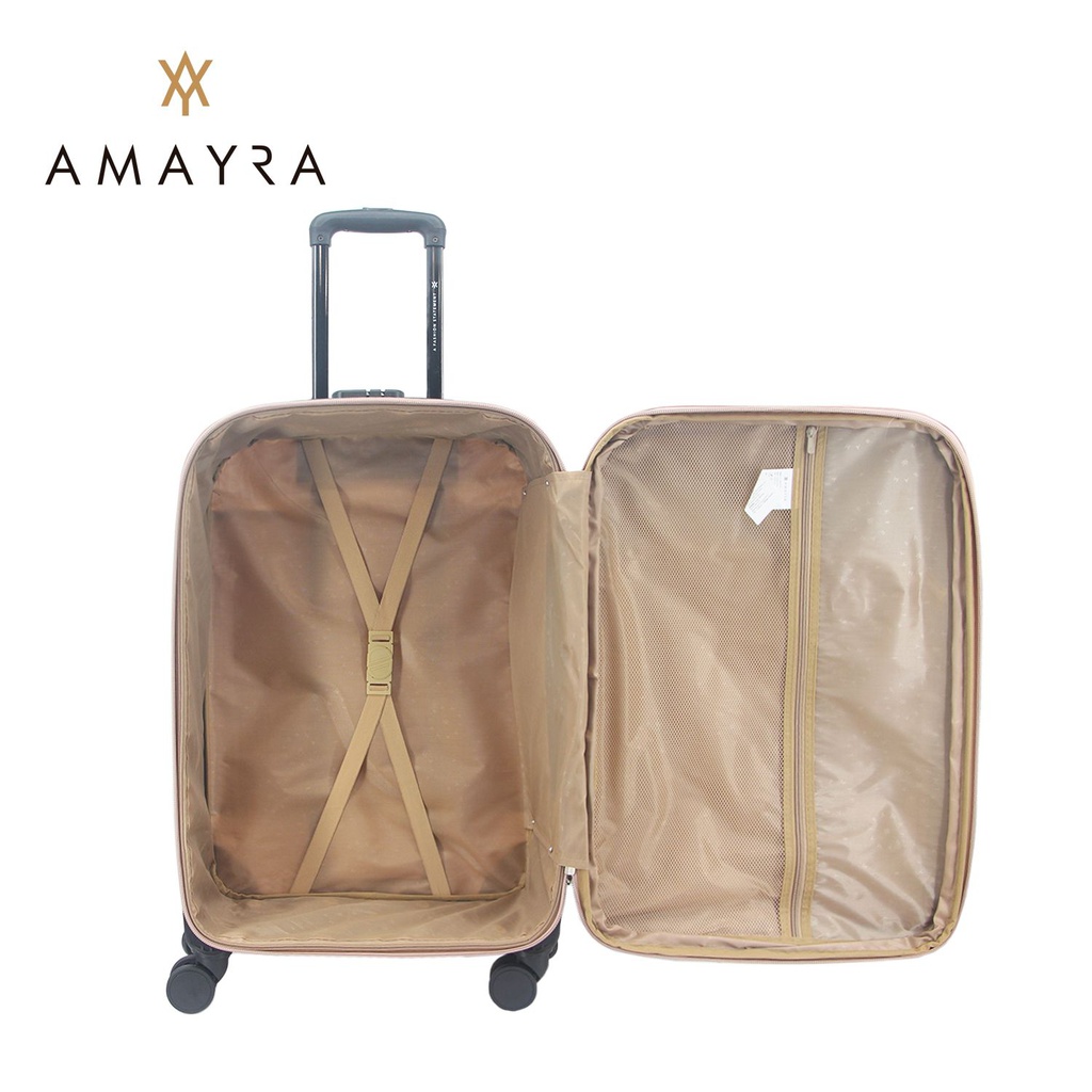 VALIJA AMAYRA 67.8007P 28" NUDE 4 RUEDAS DOBLES