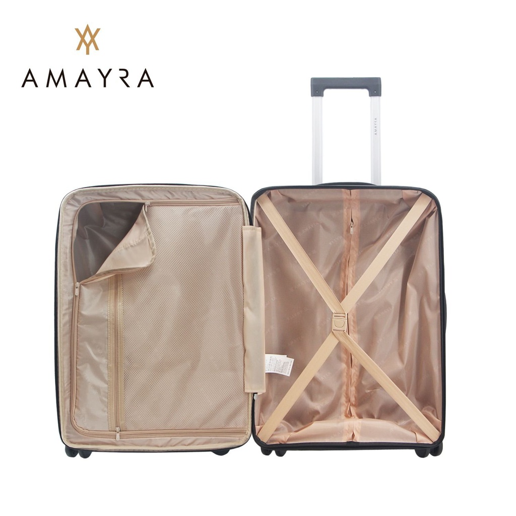 VALIJA AMAYRA 24&quot; 67.8015N PP NEGRA 4 RUEDAS