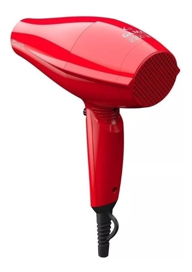 Secador De Pelo Gama Italy Brilliant Ceramic Ion Rojo