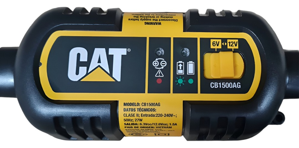 Cargador Mantenedor Batería Cat 6v 12v Inteligente Cb1500ag
