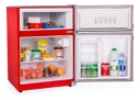 Heladera Minibar Neba A128 Ciclica 124l 2 Frios Roja