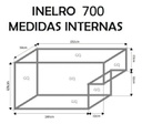 Freezer Horizontal Inelro Fih-700 Blanco 695l 2 Tapas Ciegas