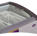 Freezer Inelro 350pi Plus 279lts Tapa De Vidrio Color Blanco
