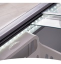 Freezer Inelro 350pi Plus 279lts Tapa De Vidrio Color Blanco