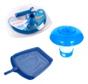 Kit Limpieza Para Pileta Kushiro Limpiafondo Boya Sacahojas