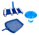 Kit Limpieza Para Pileta Economico Kushiro Limpiafondo Boya