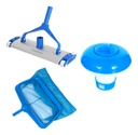 Kit Pileta Limpieza Kushiro Sacahojas Boya Limpiafondo Combo