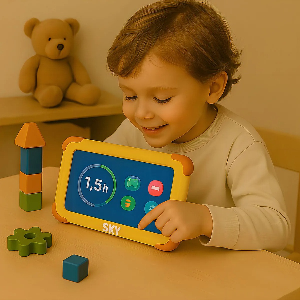 TABLET SKY-KIDS PRO1 4+64GB WIFI 10&quot; AMARILLO