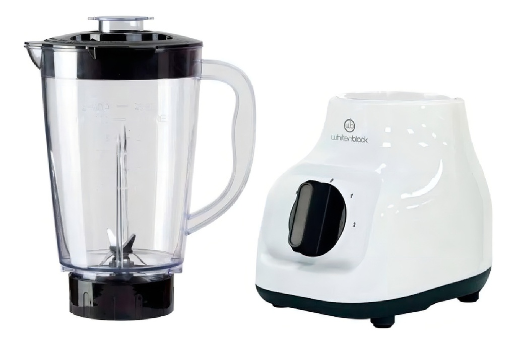 Licuadora Liliana Whitenblack Albw10 1 Lt 2 Vel Blanco 350w