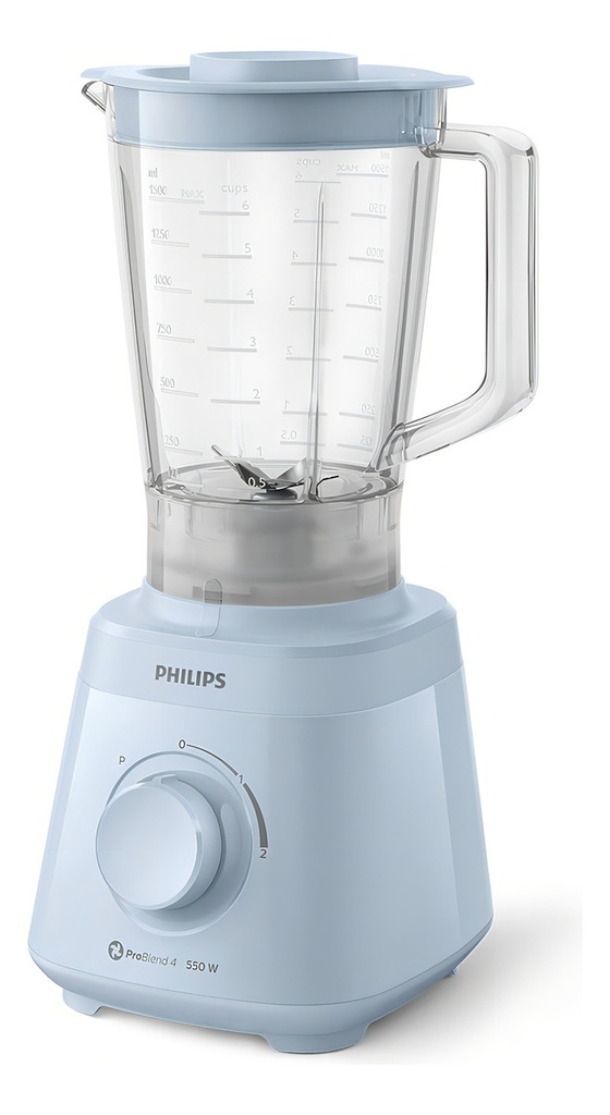 Licuadora Philips Hr2129 2l Jarra De Plástico Celeste 550w Celeste