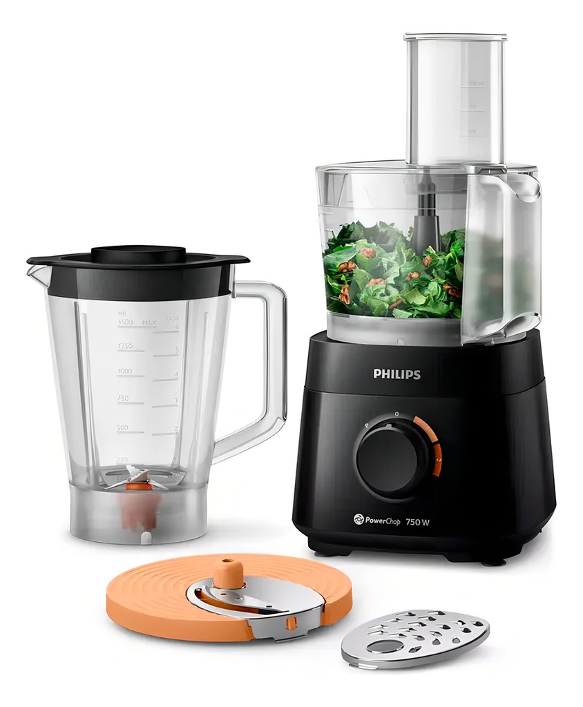 Procesadora De Alimentos Philips Hr730190 750w 1.5l Negro