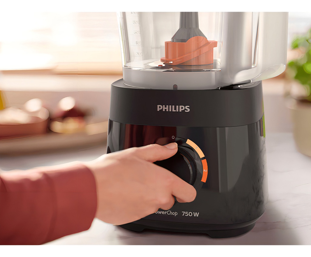 Procesadora De Alimentos Philips Hr730190 750w 1.5l Negro