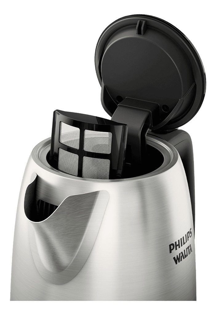 Pava Eléctrica Philips Hd9350/90 1.7l Acero Inox Apagado Aut