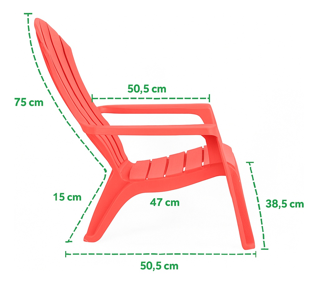 Sillon Jardin Garden Life Miami Coral F785019 Liso