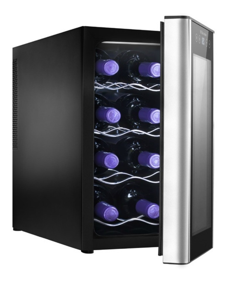 Cava De Vino Electrolux Erw085xamb 8 Botellas Negro