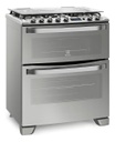 Cocina Electrolux 76dxr Doble Horno Acero Inoxidable Visor